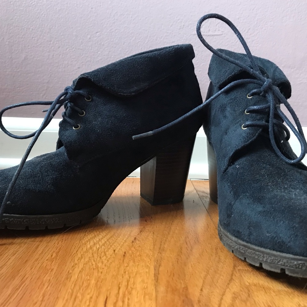 Lace up high heels